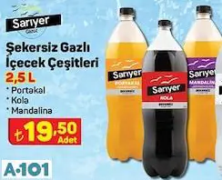 SARIYER ŞEKERSİZ GAZLI İÇECEK